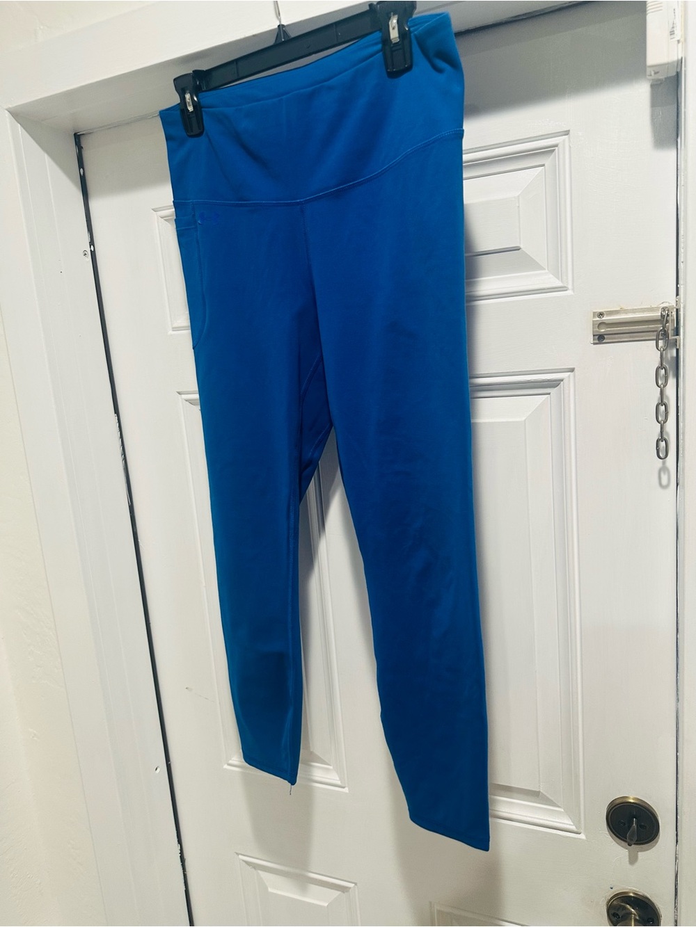 Under Armour Royal Blue Leggings w/ side pocket Size Large